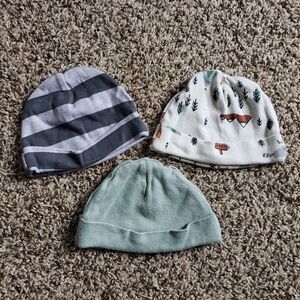 Set of 3 Newborn Hats